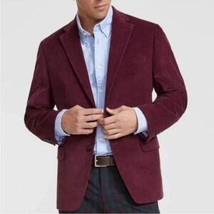 Tommy Hilfiger Men's Wine Blazer